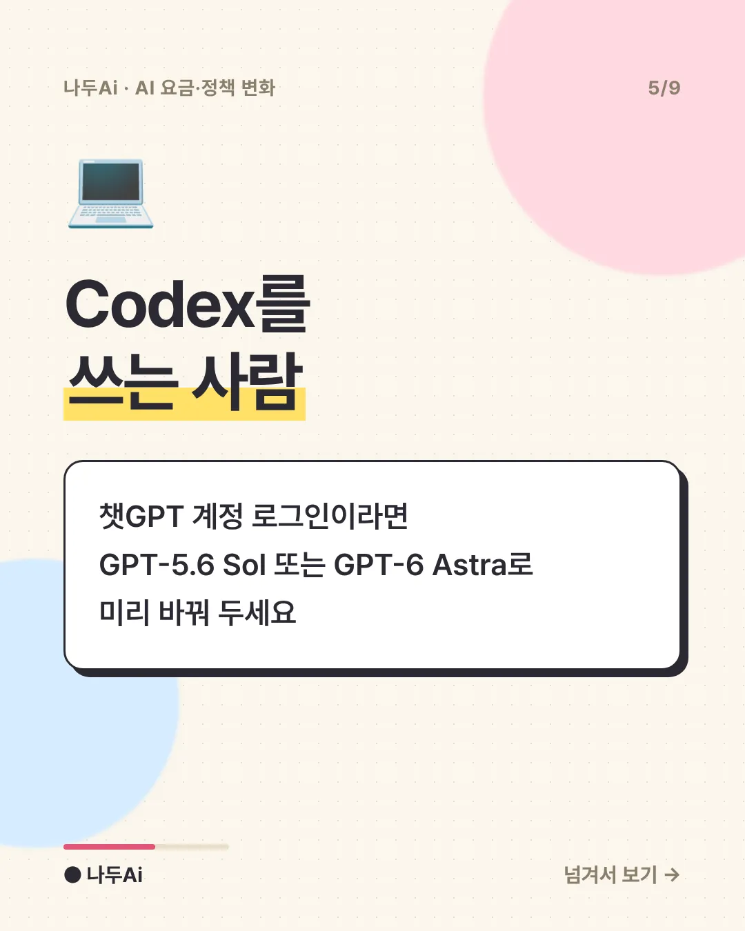 Codex를 쓰는 사람