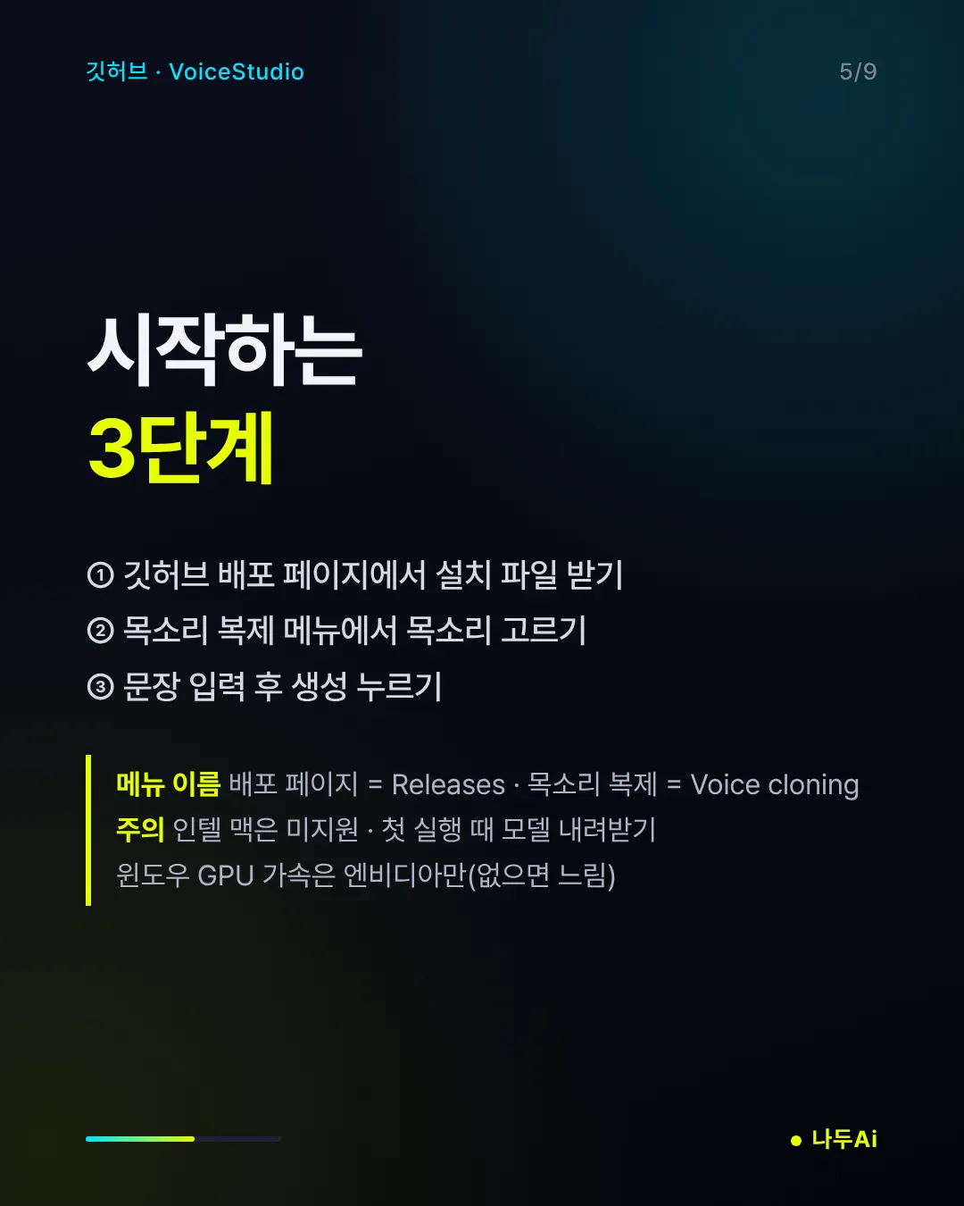 시작하는 3단계